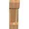 Ekena Millwork Traditional Slat Rough Sawn Bracket w/ Offset Brace, Western Red Cedar, 8"W x 24"D x 24"H BKT0806X24X24TRA06RWR - alternate 3